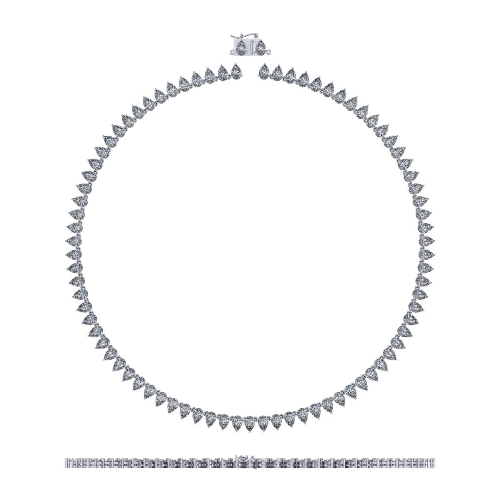 pear Tennis necklace    /שרשרת טניס טיפות (קולייר)