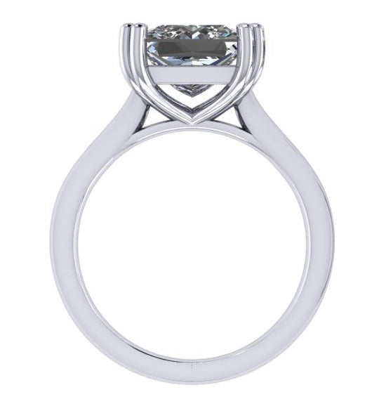 טבעת יהלום פרינסס סוליטר /princess ring