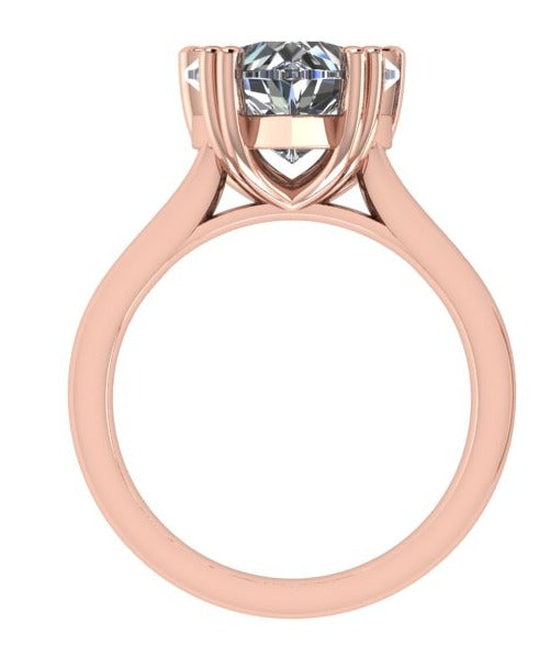 heart ring /טבעת יהלום סוליטר לב