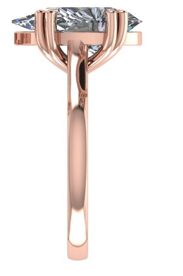 pear ring /טבעת טיפה סוליטר