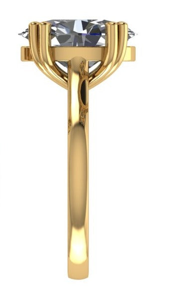 oval ring /טבעת יהלום סוליטר