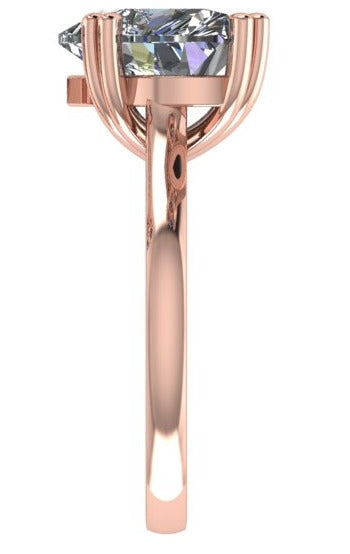 heart ring /טבעת יהלום סוליטר לב