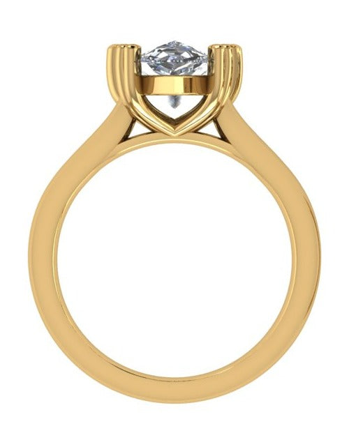 oval ring /טבעת יהלום סוליטר