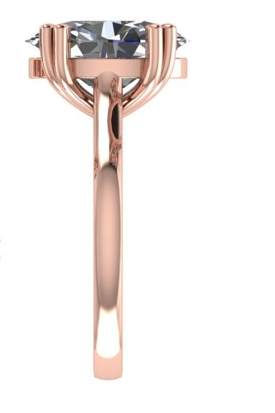 oval ring /טבעת יהלום סוליטר