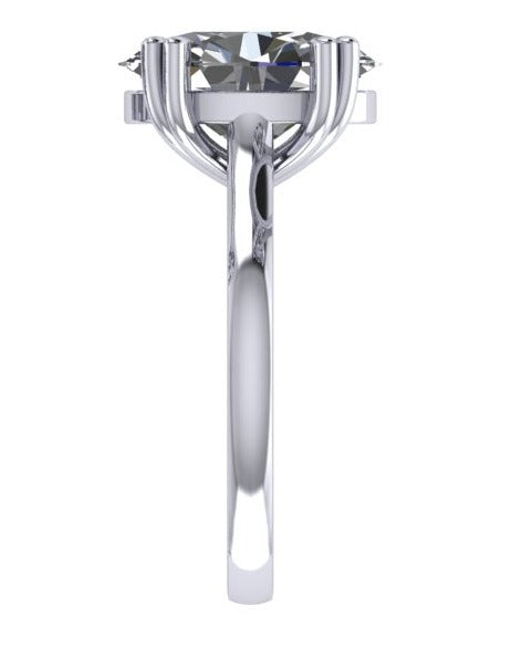 oval ring /טבעת יהלום סוליטר