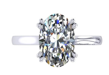 oval ring /טבעת יהלום סוליטר