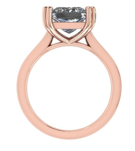 טבעת יהלום פרינסס סוליטר /princess ring