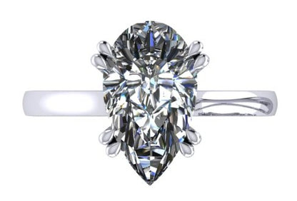 pear ring /טבעת טיפה סוליטר