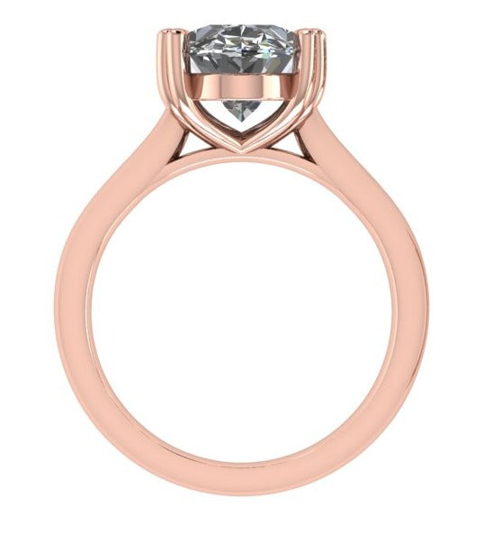 oval ring /טבעת יהלום סוליטר