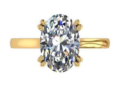 oval ring /טבעת יהלום סוליטר