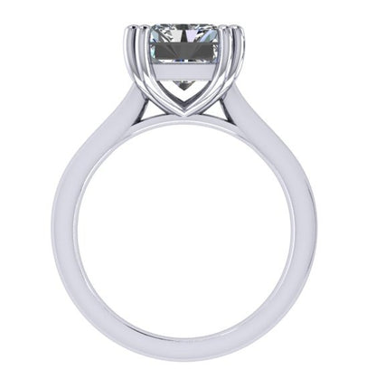 טבעת יהלום  אמרלד סוליטר/emerald ring